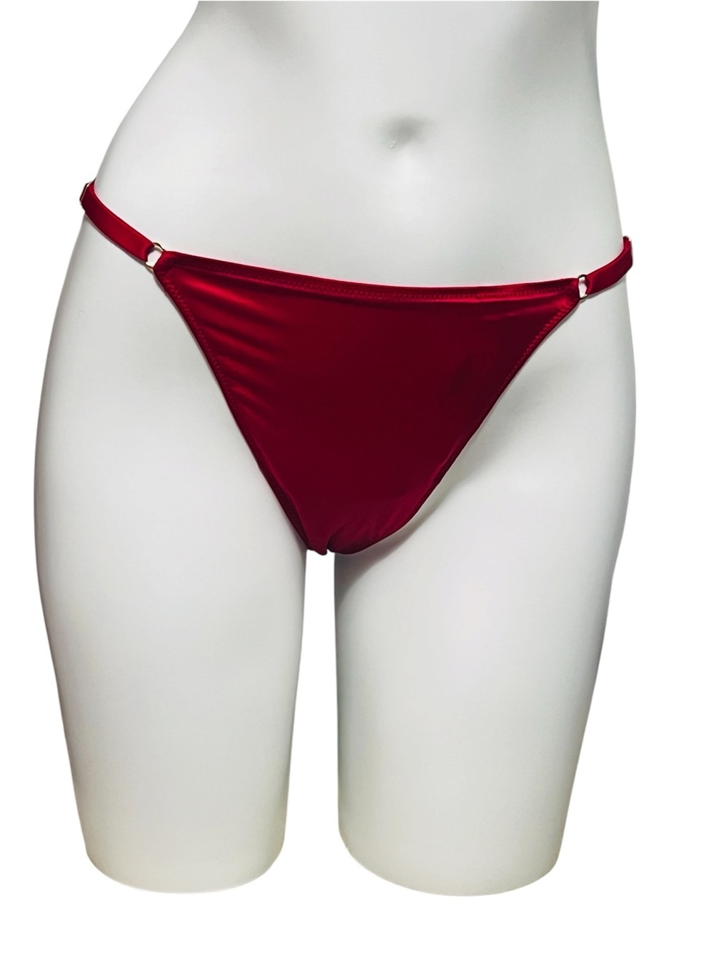 Women’s Satin Bikini Brief - Red